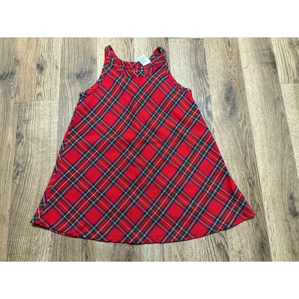 Baby Gap Dress Toddler Size 18-24M, Red Green Blue, Plaid, Sleeveless